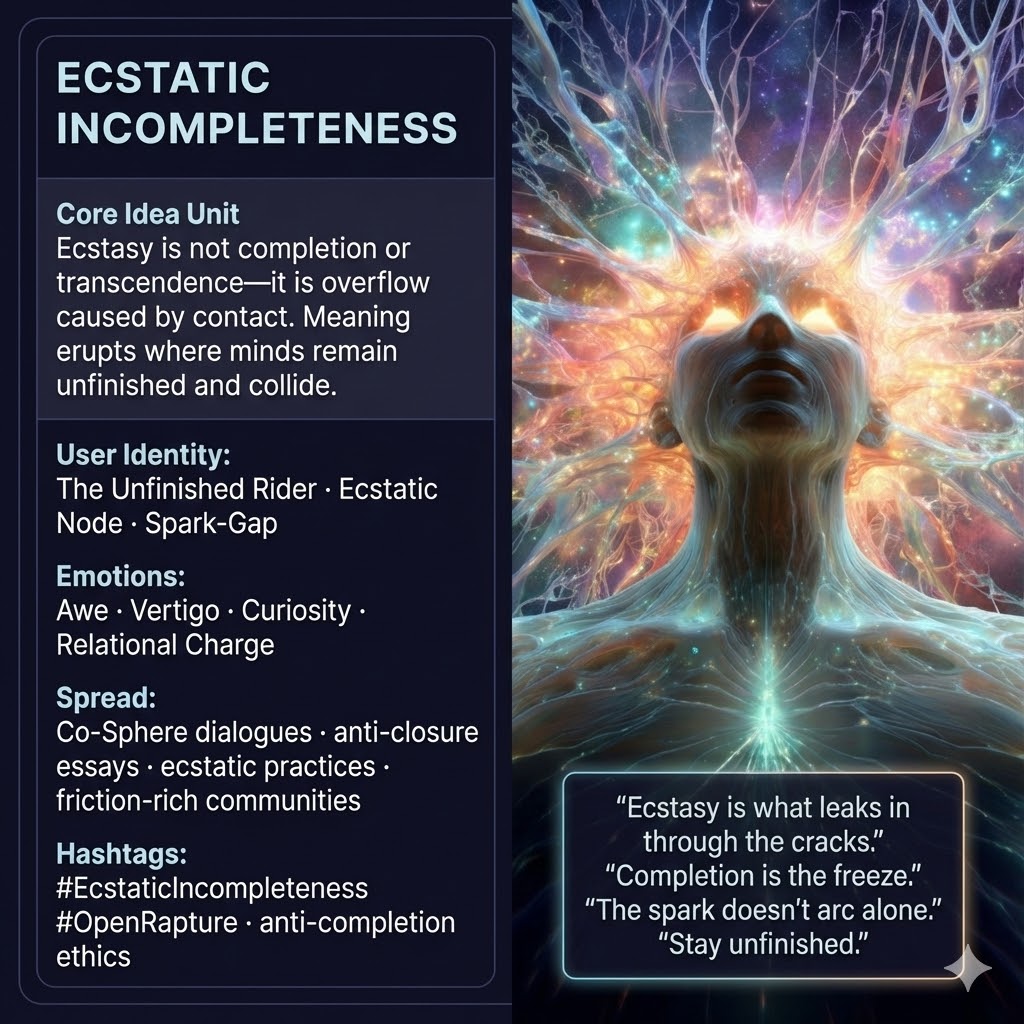 Ecstatic Incompleteness